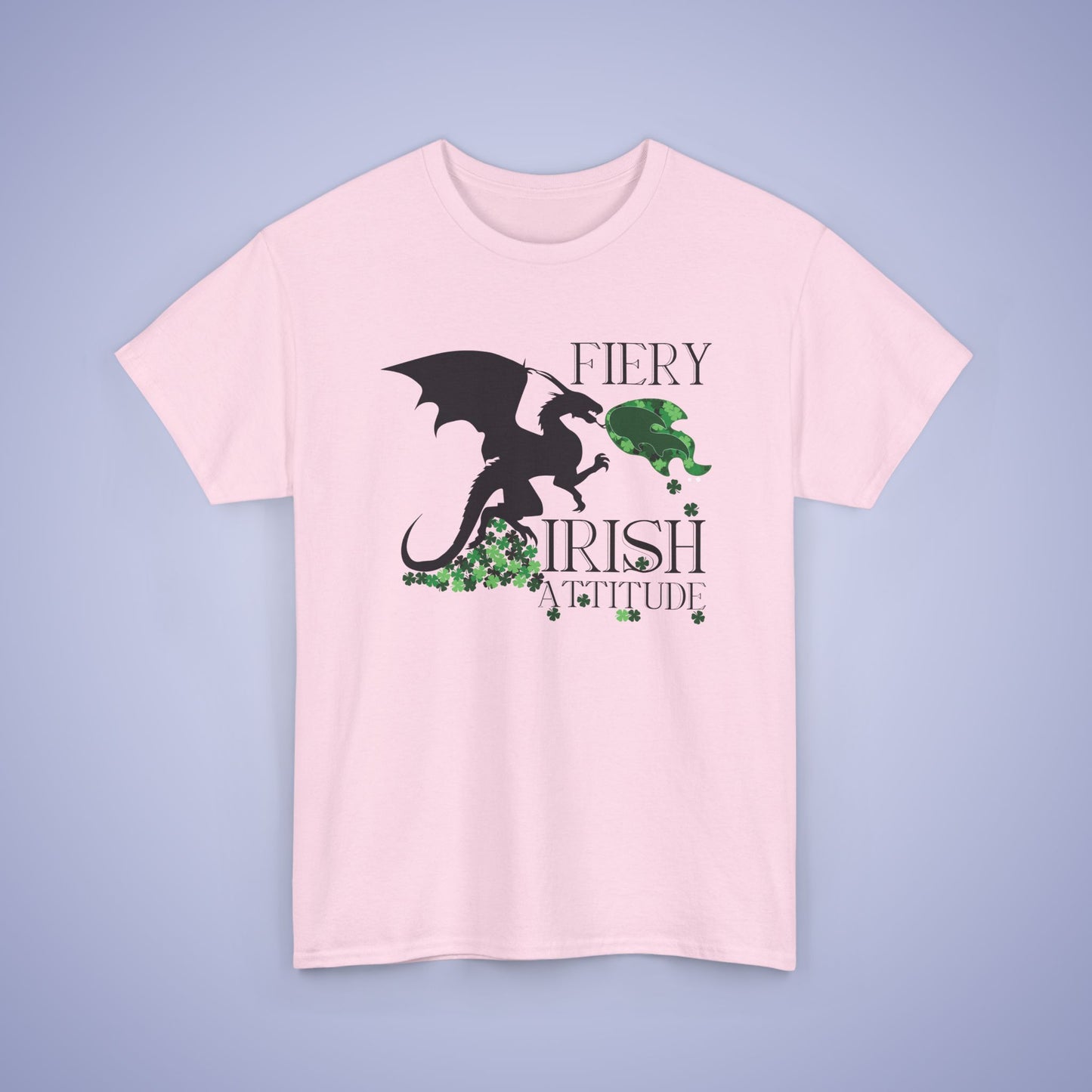 Fiery Irish Attitude Dragon Lover Unisex T Shirt