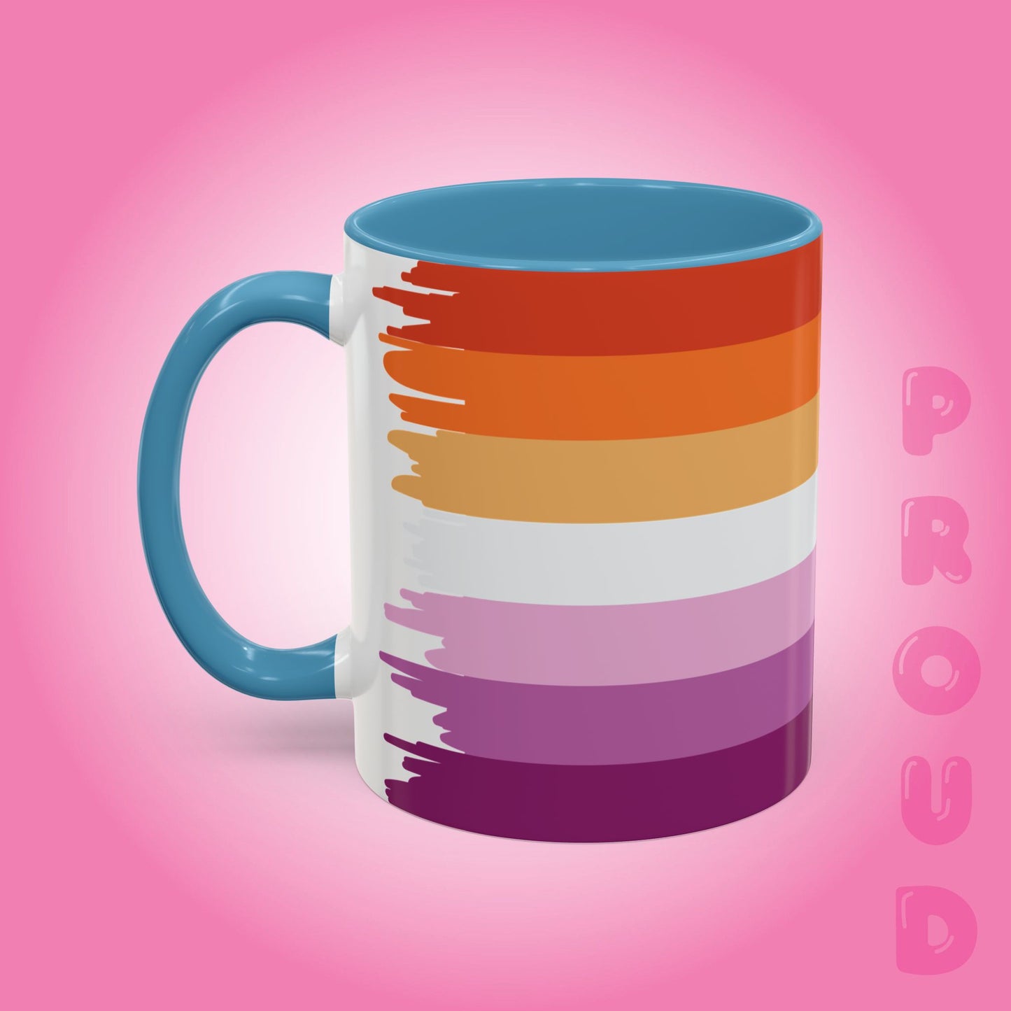 Lesbian Paint Style Coffee Mug