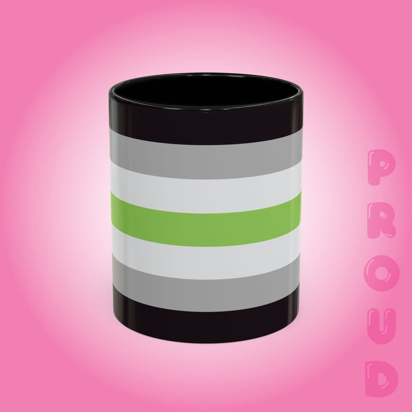 Agender Paint Style Coffee Mug