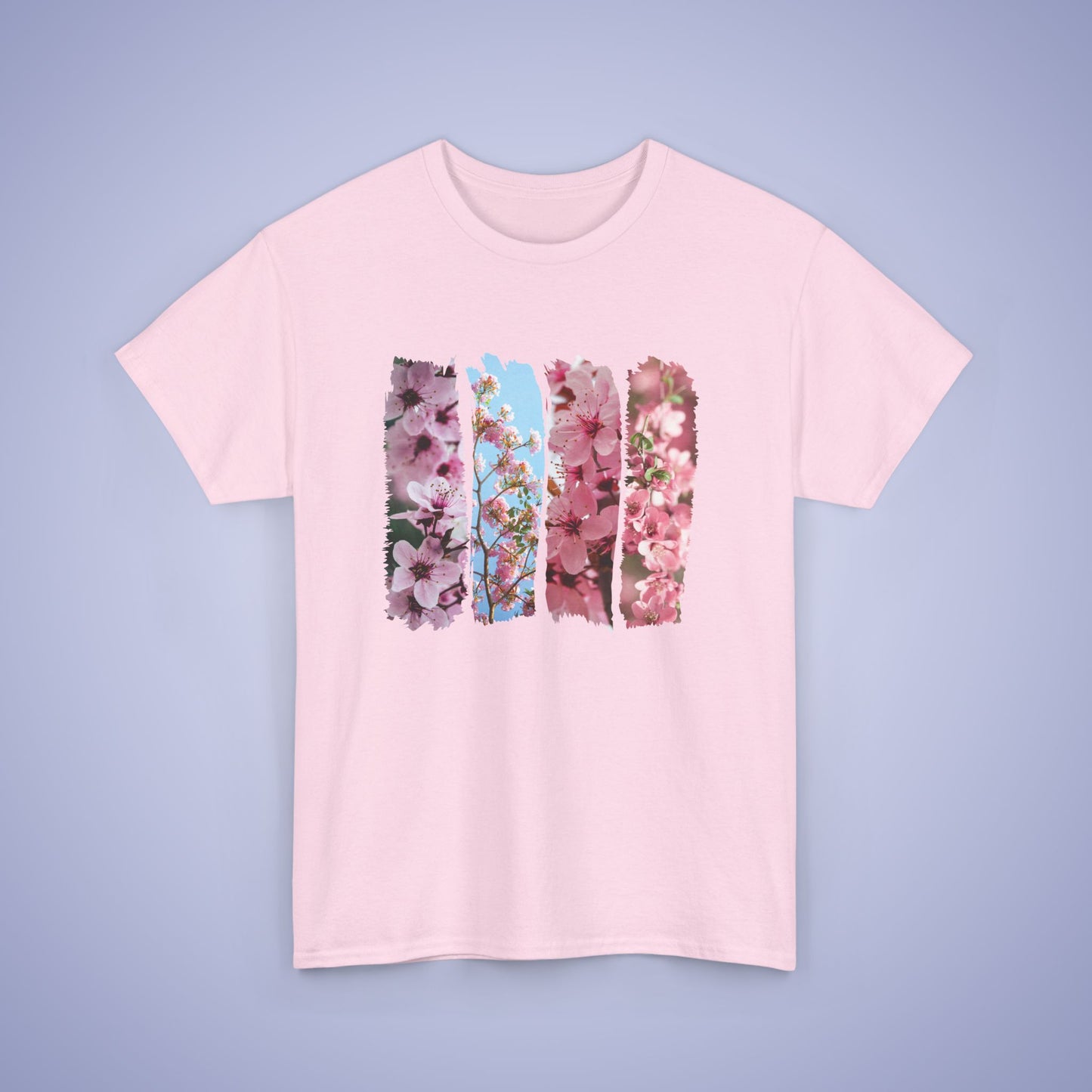 Cherry Blossom Lover Spring Brush Stroke Photographic Unisex Oversized T Shirt