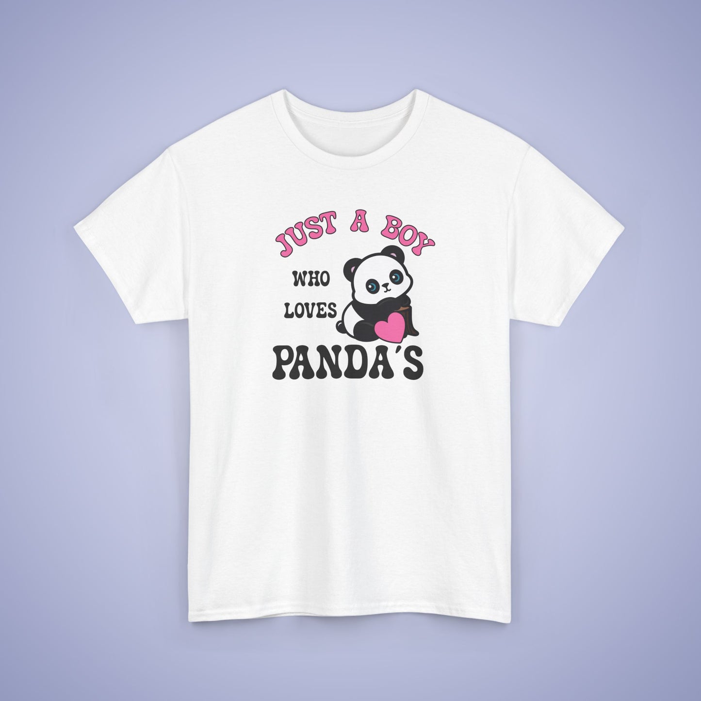 Just a Boy Who Loves Pandas National Panda Day Unisex T Shirt