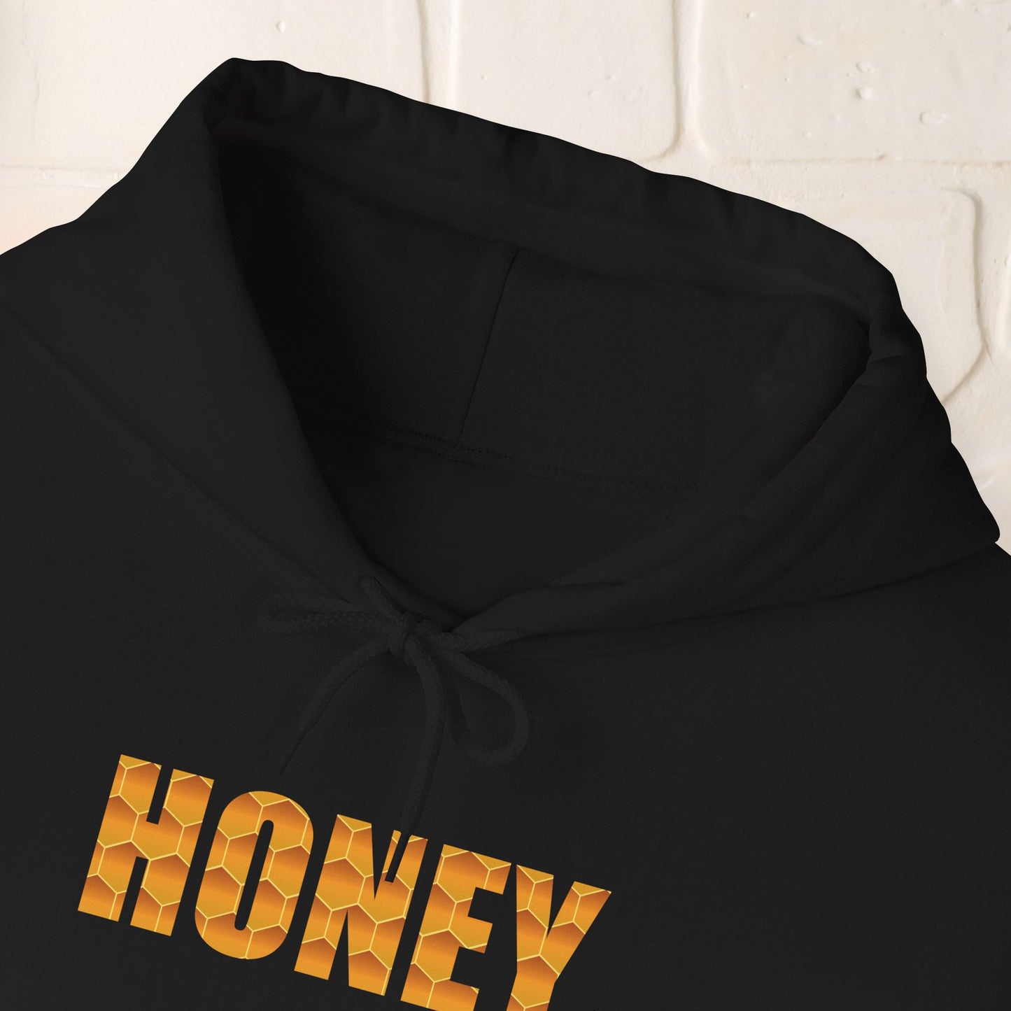 Honey Lover Honeycomb Sweet As Honey Word Art Design Hoodie Sweatshirt