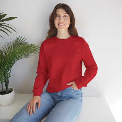 Blank Red Unisex Crewneck Sweatshirt