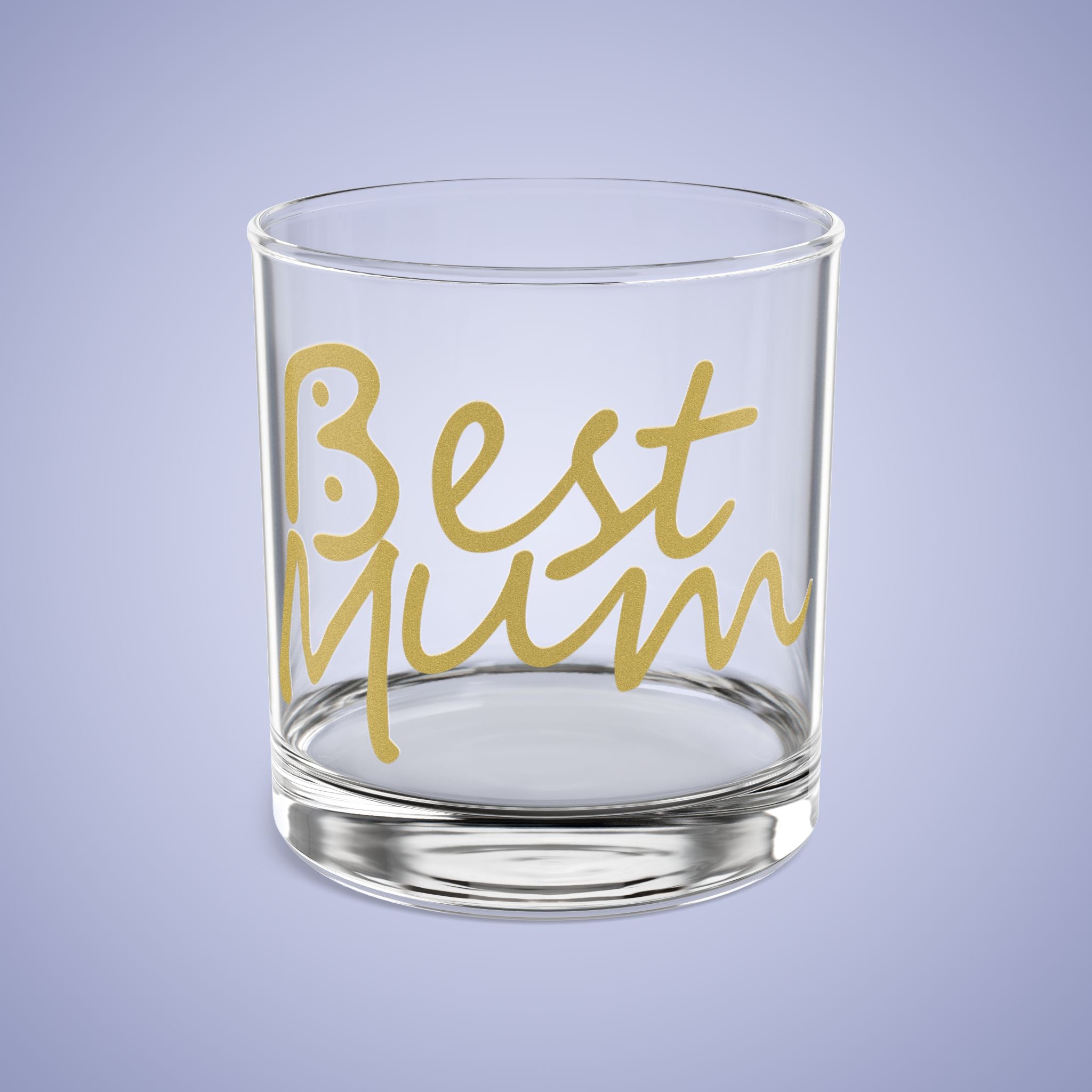 Best Mum Bogans Design Funny Rocks Glass Gold