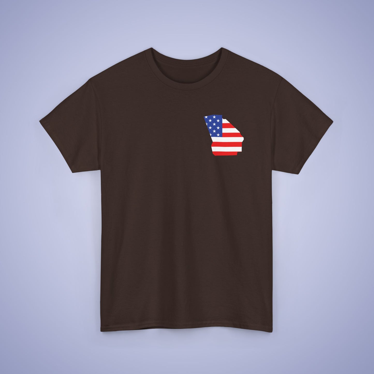 Georgia Map Pocket Art Proud American Unisex T Shirt