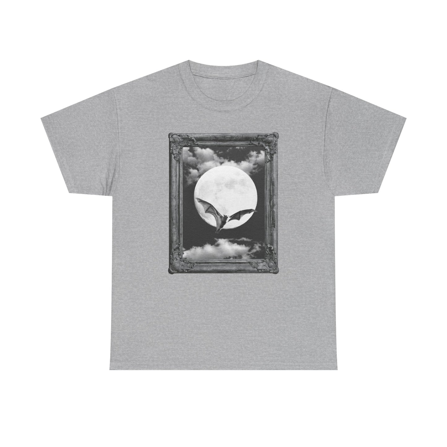 Bat Moon Spooky Halloween T-Shirt | Photographic Design