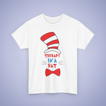 Therapy in a Hat Unisex Oversized T Shirt