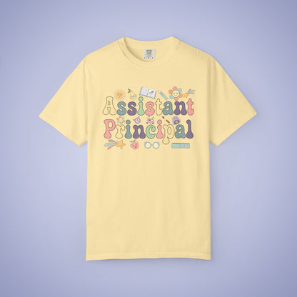 Assistant Principal Teacher T Shirt Retro Comfort Colors Unisex Back to School