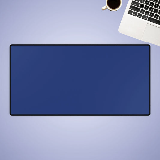 Blue Desk Mat Minimalist Office Teacher Decor Gift Medium & Large