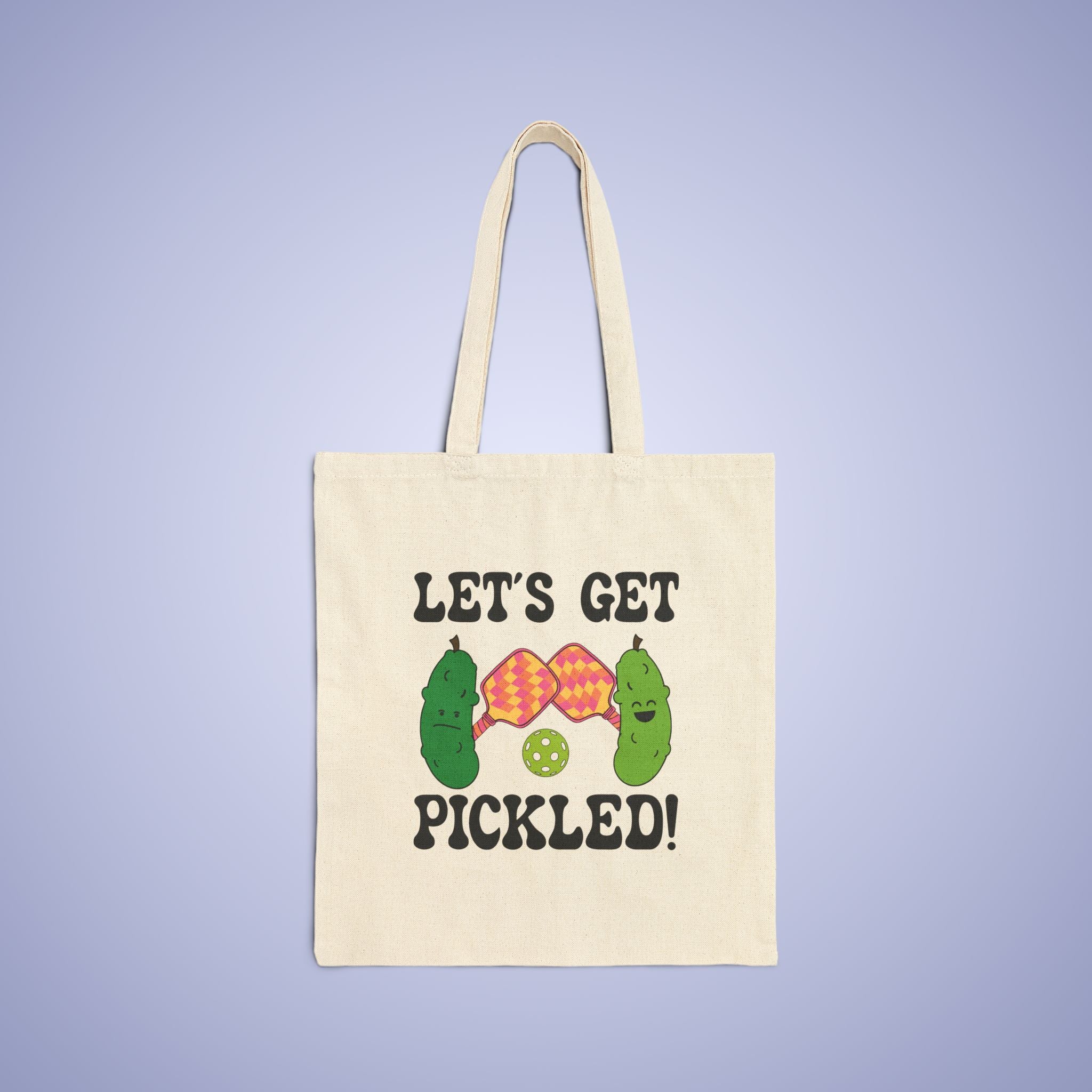Let's Get Pickled Pickleball Tote Bag | Funny Pickle Lover Gift