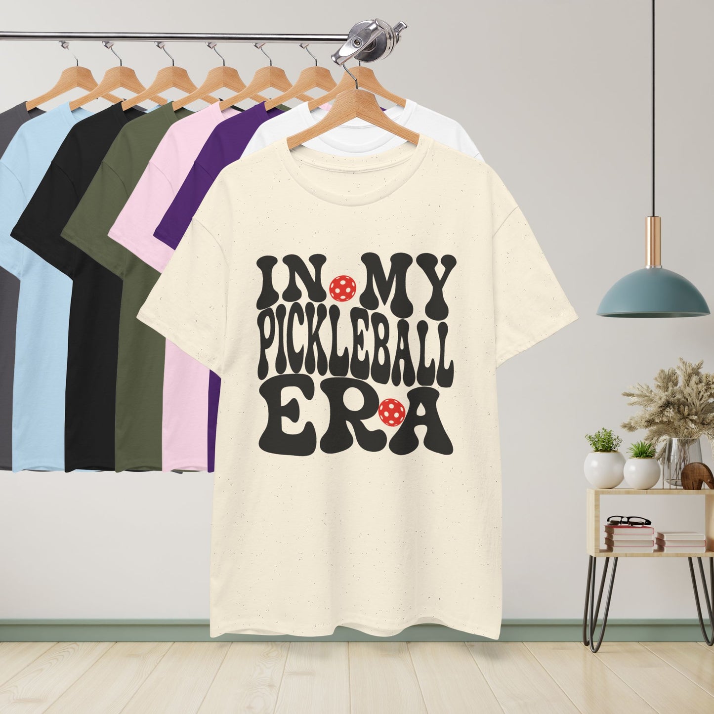 In My Pickleball Era Funny Pickleball T Shirt Black Graphic Design
