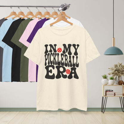 In My Pickleball Era Funny Pickleball T Shirt Black Graphic Design