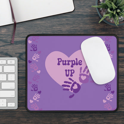 Military Brat Gaming Mouse Pad Purple Up Military Child Month