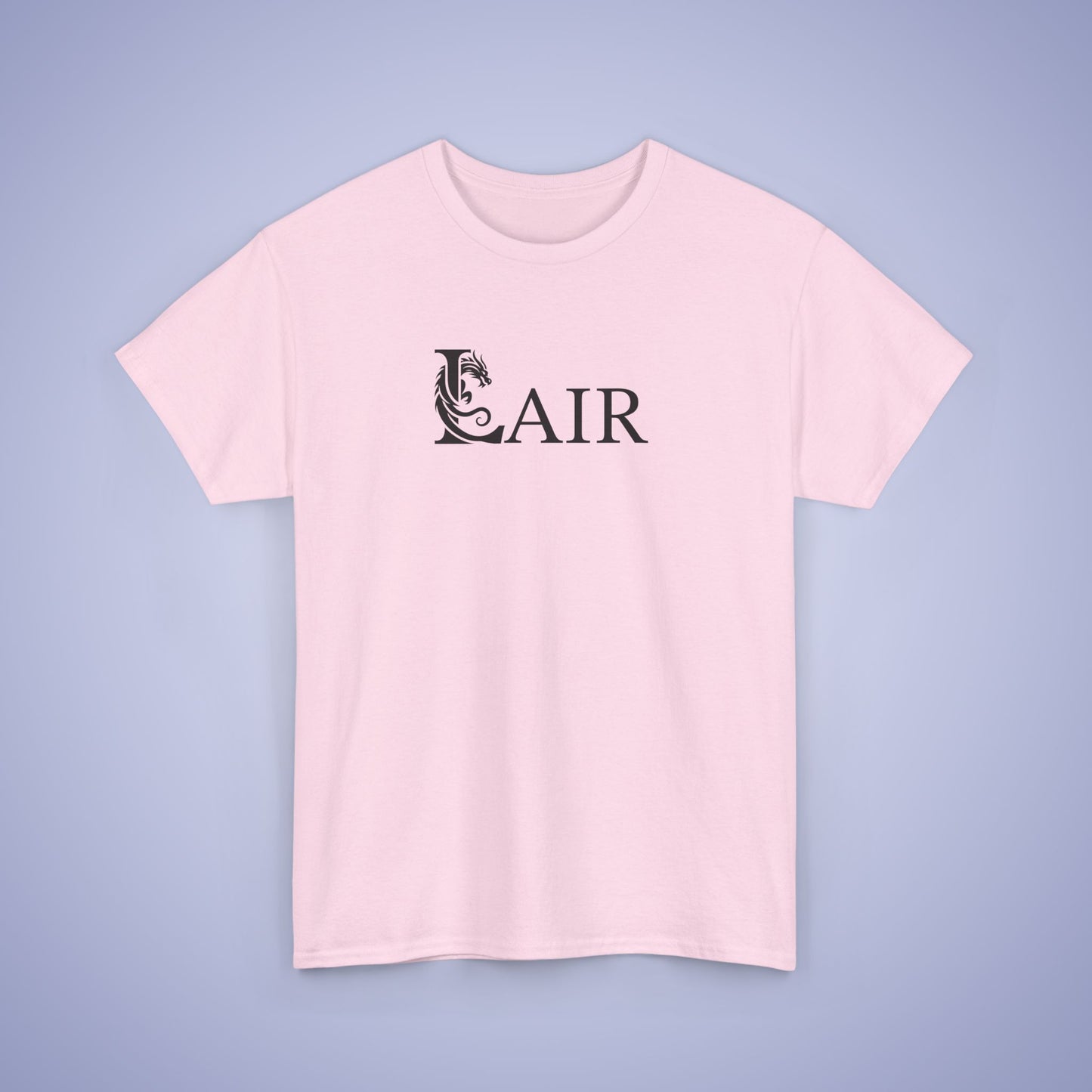 Lair Word Art Text Dragon Lover Unisex T Shirt