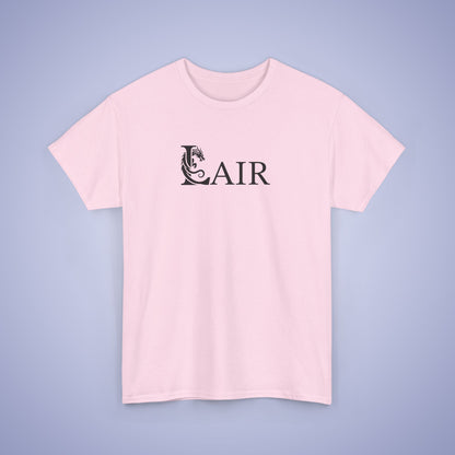 Lair Word Art Text Dragon Lover Unisex T Shirt