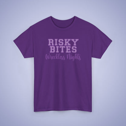 Risky Bites Wreckless Nights IBS Awareness Month Unisex T Shirt