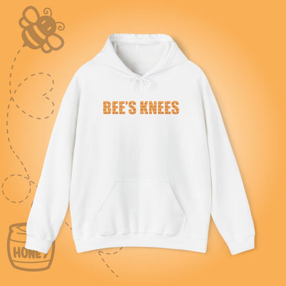 Bees Knees Sweet As Honey Honeycomb Word Art Design Hoodie Sweatshirt