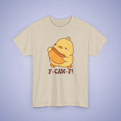 Hot Dog Lover F CAW F Cute Funny Chick Unisex Chicken T Shirt
