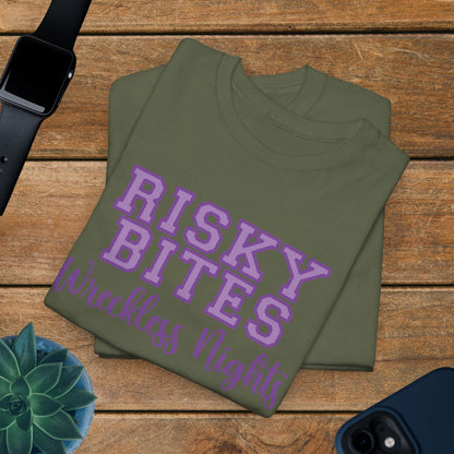 Risky Bites Wreckless Nights IBS Awareness Month Unisex T Shirt