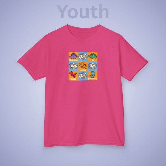 Sixth Grade Fun Dinosaurs Kids Cotton T Shirt Back To School Youth