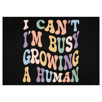 Pregnancy Announcement Personalized Jigsaw Puzzle with Tin - You Choose Quote!