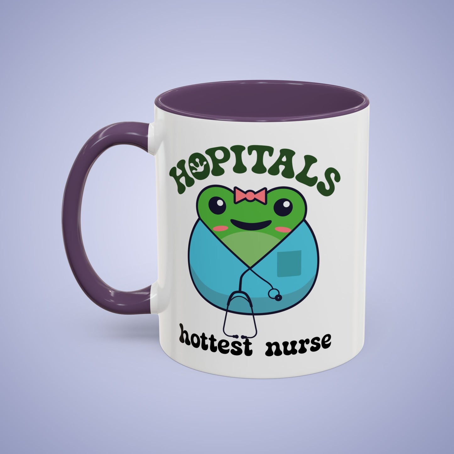 Hopitals Hottest Nurse Frog Lover Gift Coffee Mug Ceramic