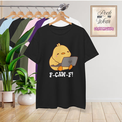 Gaming Laptop F CAW F White Cute Funny Chick Unisex Chicken T Shirt