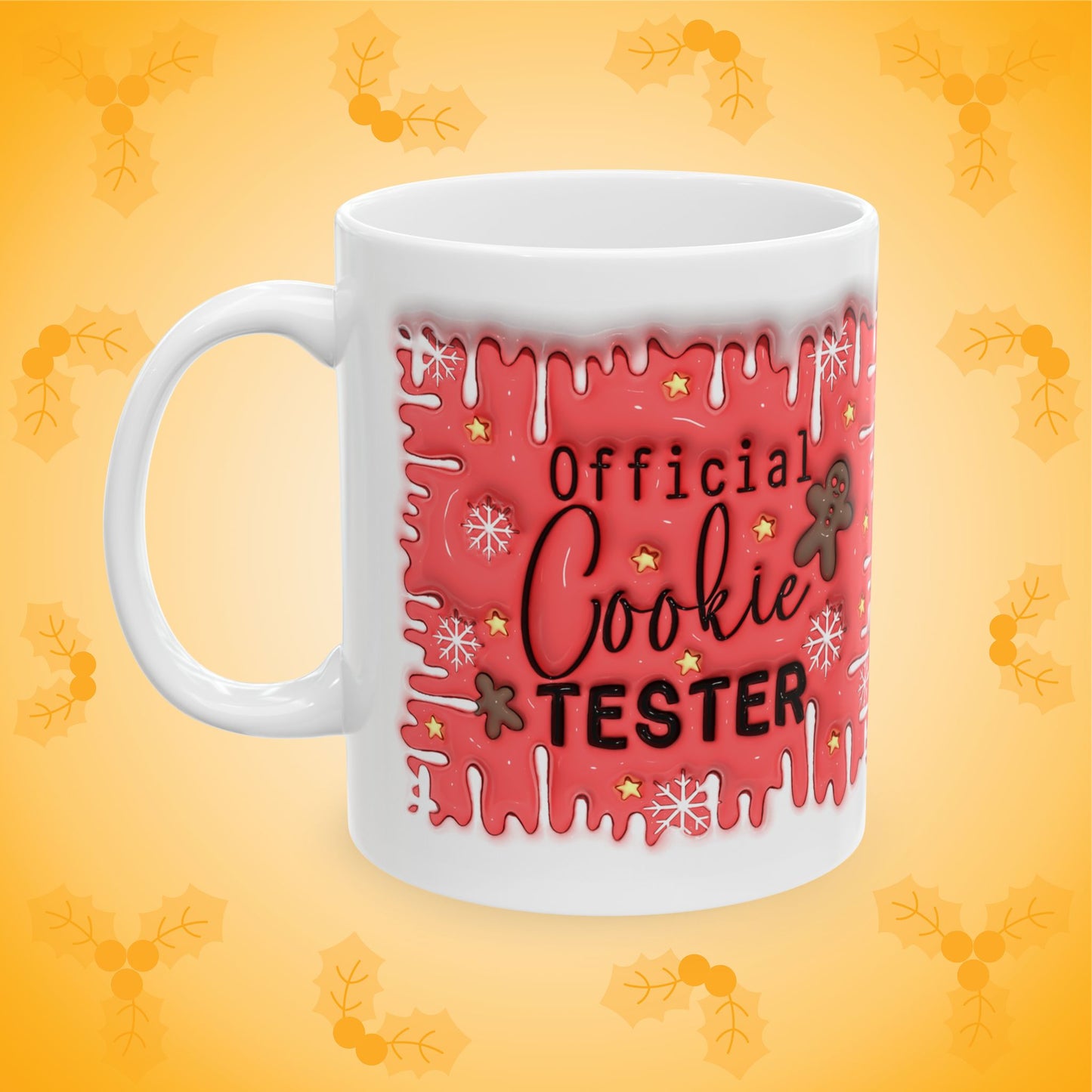 Official Cookie Tester Christmas Mug