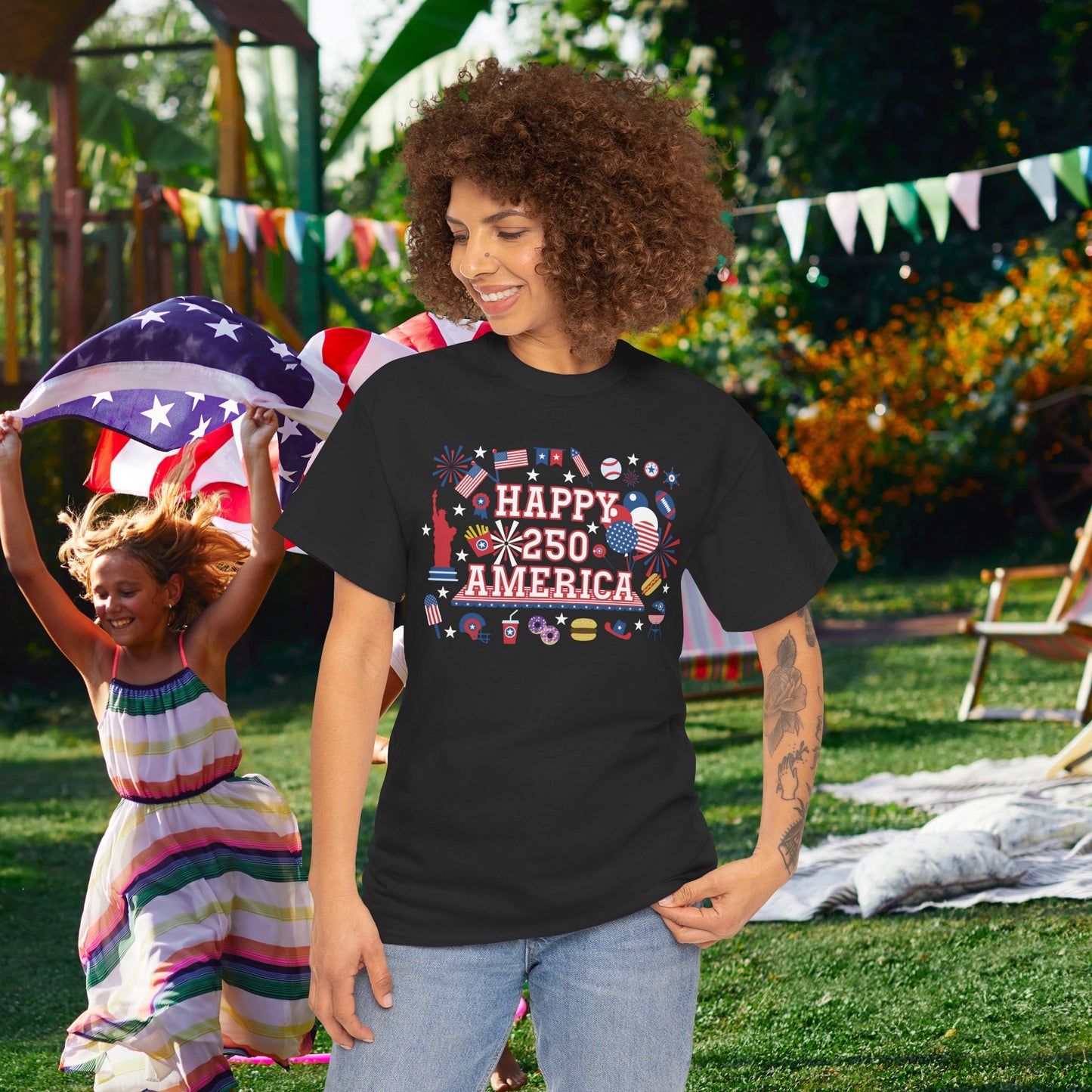 250 Years of Freedom Party Style USA Celebration Unisex T Shirt