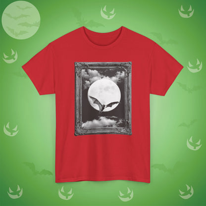 Bat Moon Spooky Halloween T-Shirt | Photographic Design