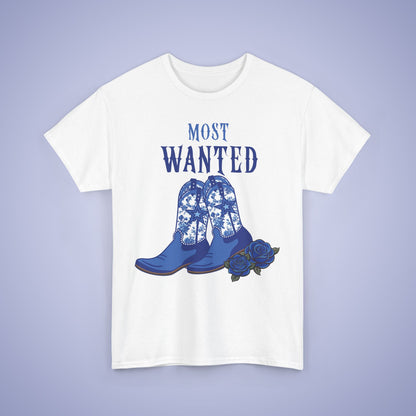 Most Wanted Mothers Day Unisex Heavy T Shirt Chinoiserie Floral Cowgirl Boots