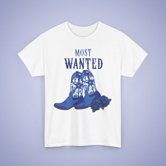 Most Wanted Mothers Day Unisex Heavy T Shirt Chinoiserie Floral Cowgirl Boots