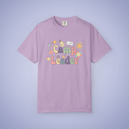 Camp Leader Teacher T Shirt Retro Comfort Colors Unisex Back to School