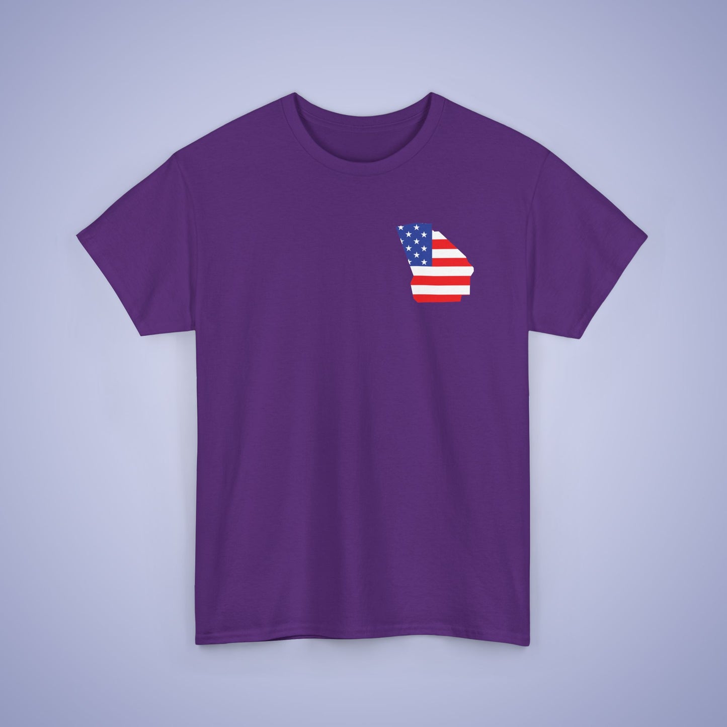 Georgia Map Pocket Art Proud American Unisex T Shirt