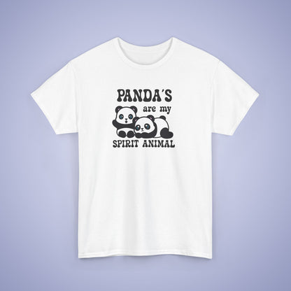 Panda's Are My Spirit Animal National Panda Day Unisex T Shirt