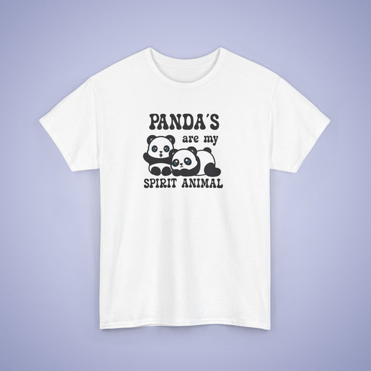 Panda's Are My Spirit Animal National Panda Day Unisex T Shirt
