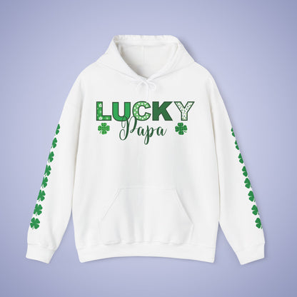 Lucky Papa St Patricks Day Unisex Hoodie Sweatshirt