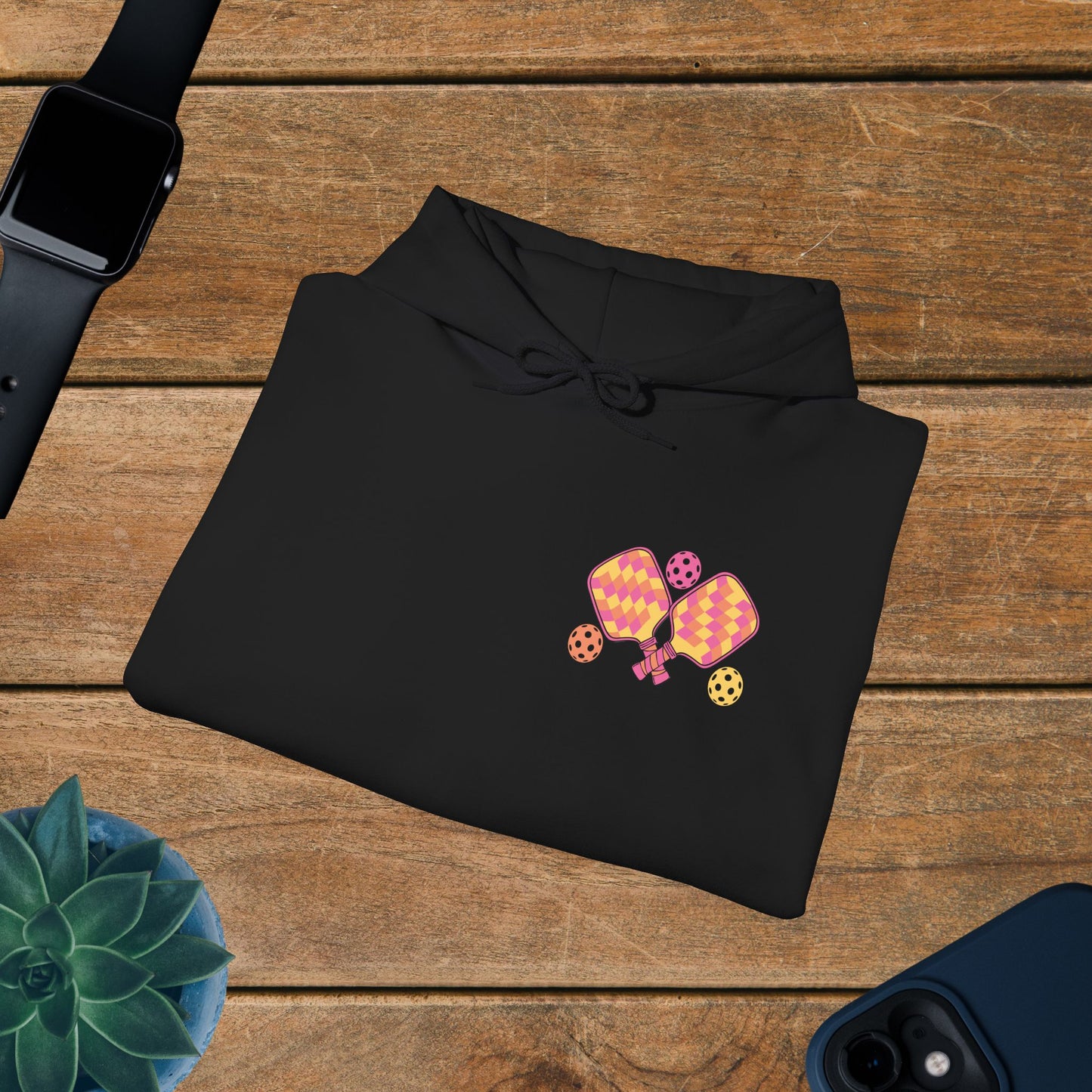 Diagnosed with a Chronic Dinking Disorder Pickleball Hoodie | Funny Pickleball Lover Gift Dark Version