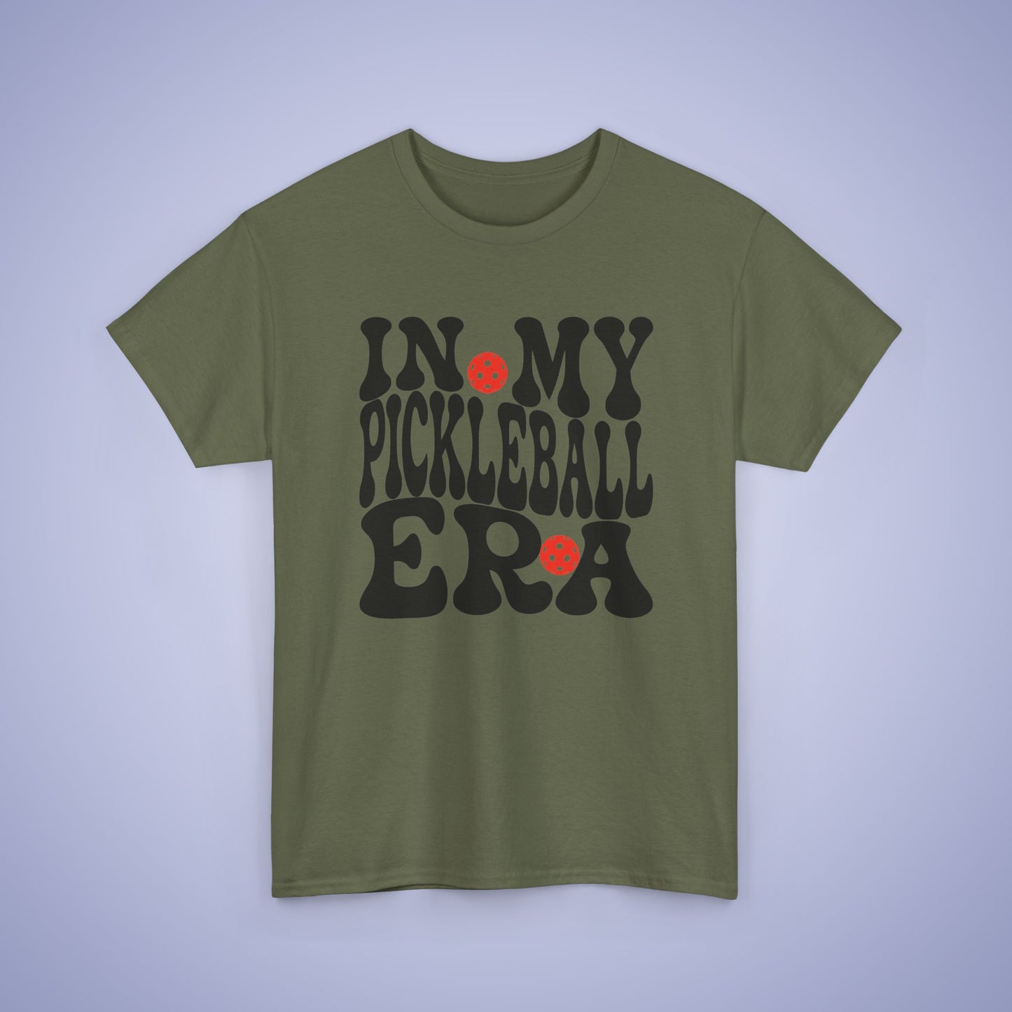 In My Pickleball Era Funny Pickleball T Shirt Black Graphic Design