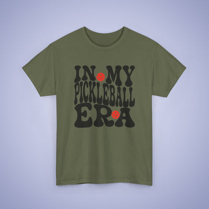 In My Pickleball Era Funny Pickleball T Shirt Black Graphic Design