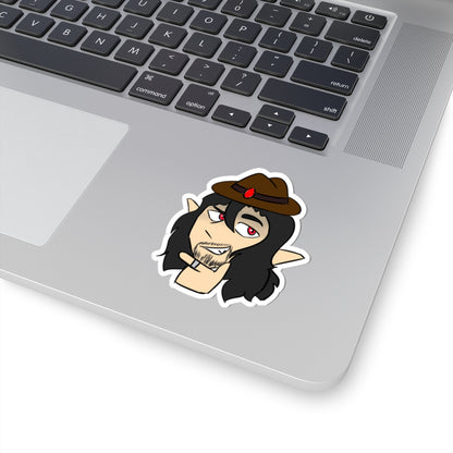Smug Damien Sticker, Into the Cataclysm - Legends of Blood