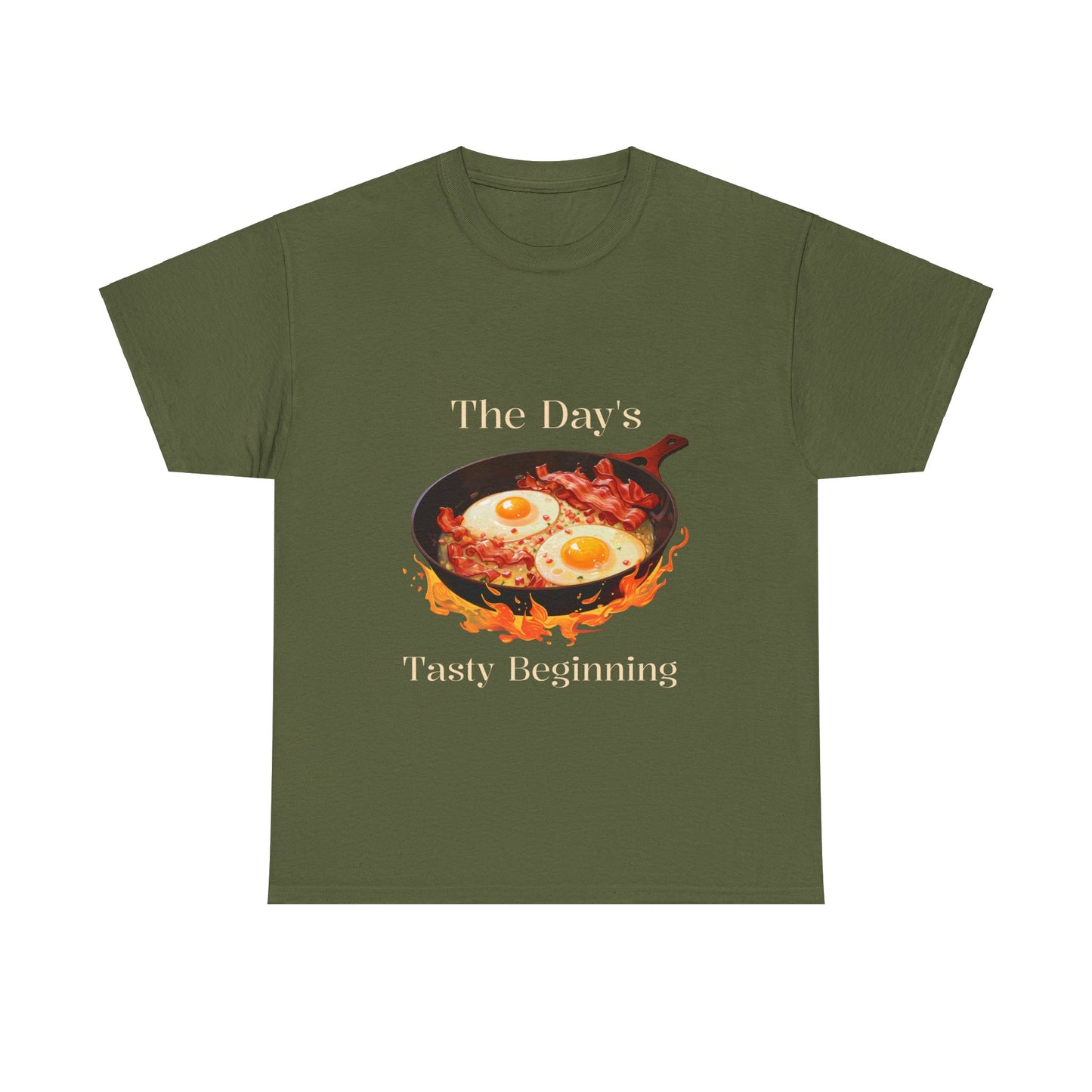 The Days Tasty Beginning Bacon and Eggs T-shirt