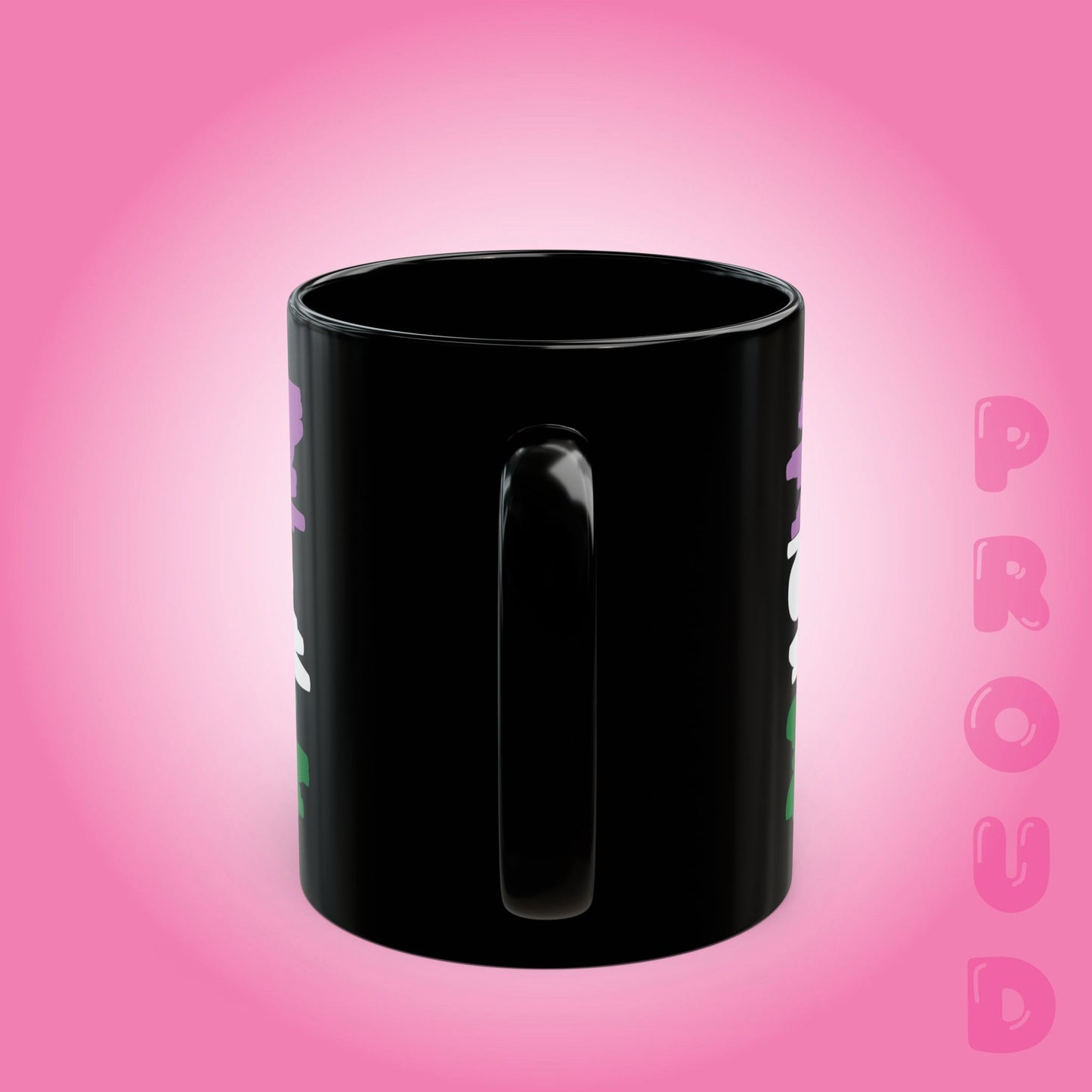 Gender Queer Pride Month LGBTQ Black 11oz or 15oz Coffee Mug