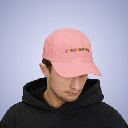 Juneteenth Embroidered Classic Dad Cap Unisex Coloured Embroidery