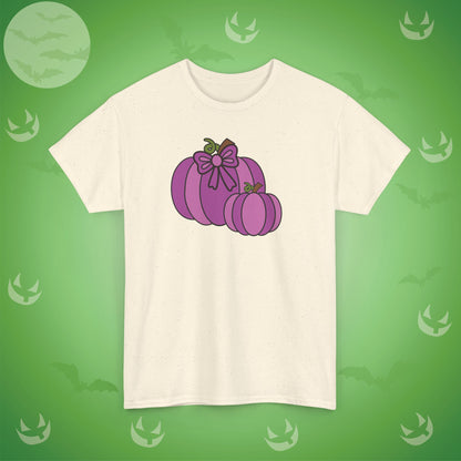 Thanksgiving Fall Inspired Halloween Purple Pumpkin Unisex T Shirt