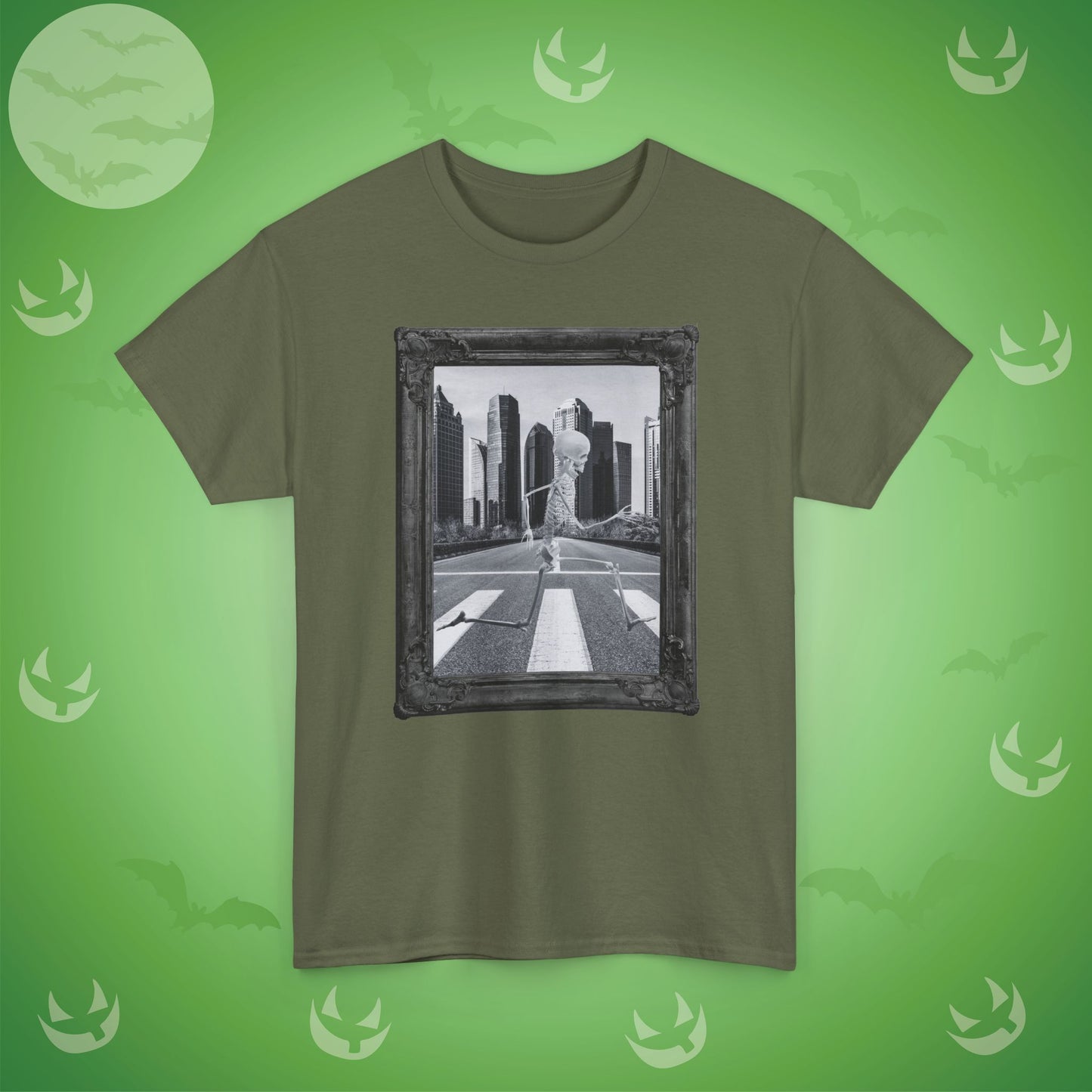 Skeleton Bolts It Halloween T-Shirt | Spooky Skeleton Photographic Design