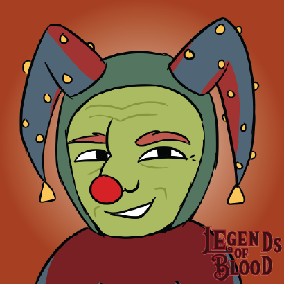 Gobbo Giggle Sticker, Into the Cataclysm - Legends of Blood