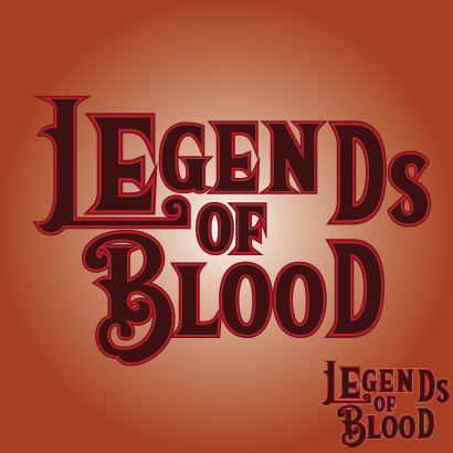 Legends of Blood Logo Sticker
