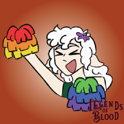 Woonina Cheer Sticker, Into the Cataclysm - Legends of Blood
