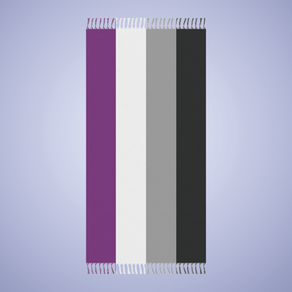 Asexual Flag Boho Beach Towel  LGBTQ Pride Month LGBT Holiday Gift
